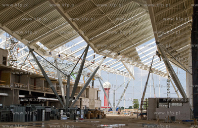 Budowa nowego terminala pasazerskiego T2 na Gdanskim...