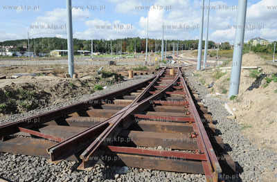 Gdansk. Budowa ulicy Nowej Lodzkiej w Gdansku. 21.09.2011...