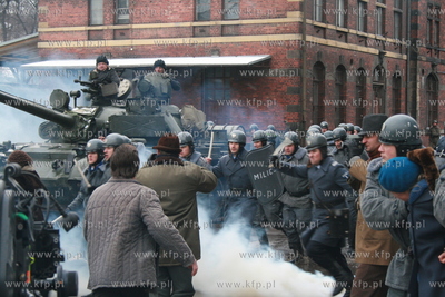 Plan filmu Wałęsa w reżyserii Andrzeja Wajdy. Plan...