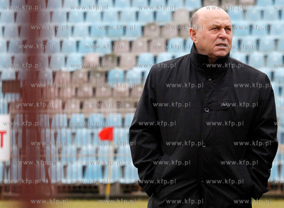 Prezes PZPN Grzegorz Lato w wizyta Szczecinie, gdzie...