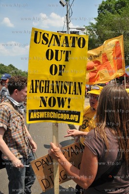 Chicago. Manifestacja przedstawicieli ruchu Okupuj...