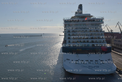 Wycieczkowiec Celebrity Eclipse w Gdyni. 18.06.2014...