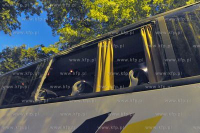 Sopot. Ulica Haffnera. Okolo godziny 21 autokar turystyczny...