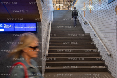 Przejście podziemne dworca kolejowego Sopot Główny....