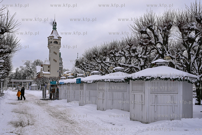 Sopot. Centrum Sopotu i Park Północny po obfitych...