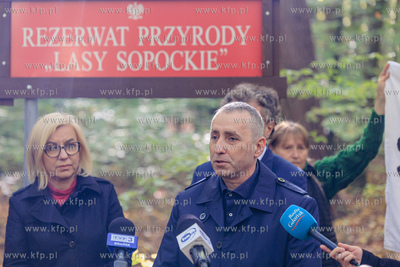 Sopot.  Wielka Gwiazda,  Lasy Sopockie.  Uroczyste...