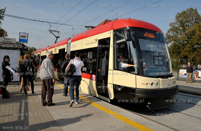 Gdansk, Wojska Polskiego. Specjalny przejazd i nadanie...