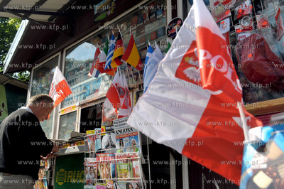 Kiosk Ruchu prawdziwego kibica znajduje się w Gdańsku...