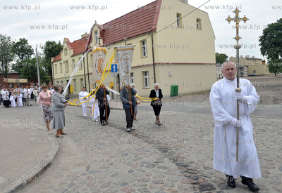 Procesja Bozego Ciala w Gdansku Letnicy, parafia sw....
