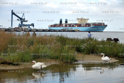 Najwiekszy kontenerowiec swiata Maersk Mc-Kinney Moller...