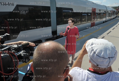 Gdansk. Uroczystosc inauguracji Pomorskiej Kolei Metropolitalnej....