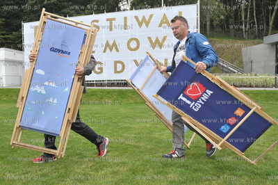 Gdynia. Przygotowania do XX Festiwalu Polskich Filmow...