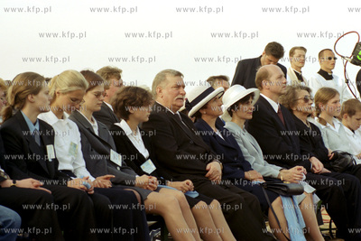 Papież Jan Paweł II w Sopocie. Oczekiwanie na mszę...