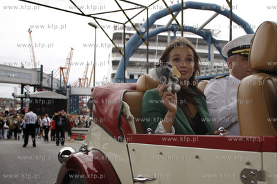 Gdynia. Chrzest promu Stena Spirit, ktory bedzie plywal...