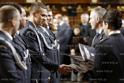 Gdańsk. Dwór Artusa. Święto Służby Więzienne...