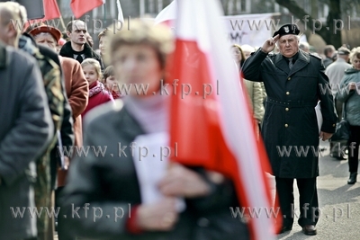 Gdańsk. Manifestacja w obronie TV TRWAM i RADIA MARYJA....