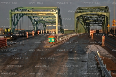 Gdansk. Wiadukt na  Kosciuszki w ciagu budowanejTrasy...