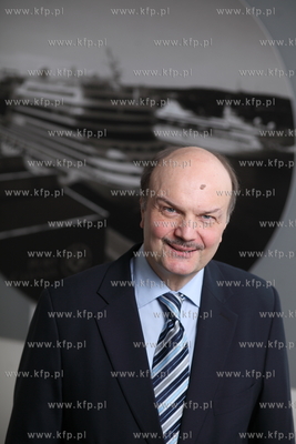 Janusz Jarosinski, prezes Morskiego Portu Gdynia. 12.03.3013...