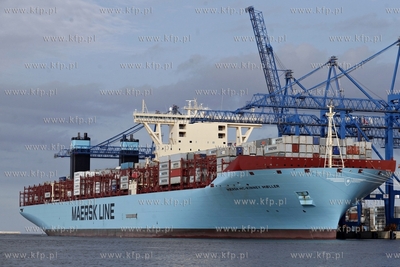 Najwiekszy kontenerowiec swiata Maersk Mc-Kinney Moller...