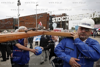 Gdansk. Rocznica podpisania Porozumien Sierpniowych....