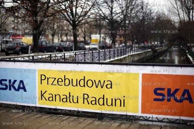 Rusza przebudowa kanalu Raduni w Pruszczu Gdanskim.
23.01.2015
fot....