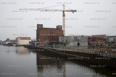 Uroczystość wmurowania aktu erekcyjnego na Wyspie...