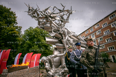 Gdańsk. Pomnik Obrońców Poczty Polskiej. Obchody...