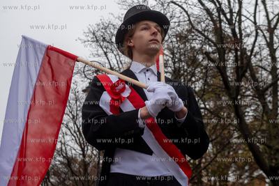 Gdańsk. Parada z okazji Narodowego Święta Niepodległości....