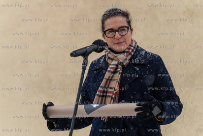 Gdansk. Morena. Odsłonięcie tablicy upamiętniającej...