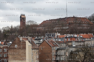 Gdańsk. Panorama z budynku Forum Gdansk.   21.03.2019....