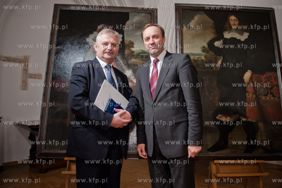 Gdansk. Muzeum Narodowe, oddział Sztuki Dawnej. Uroczystosc...