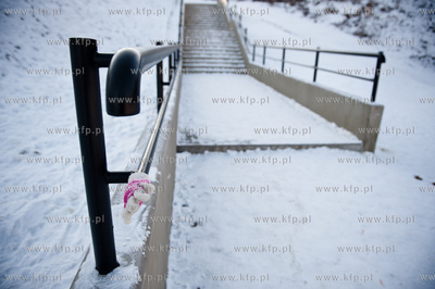 Gdansk. Nowo powstaly zbiornik retencyjny - Madalinskiego,...