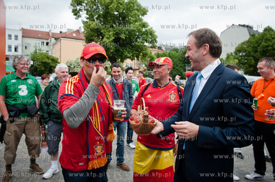 Gdansk. Targ Weglowy. Inauguracja kampanii promujacej...