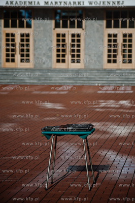 Gdynia. Oksywie. Akademia Marynarki Wojennej. Uroczystosc...