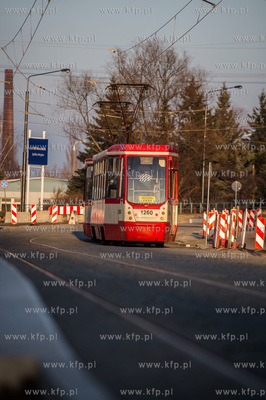 Gdansk. Zmodernizowana linia tramwajowa na Stogi. 
27.12.2014
fot....