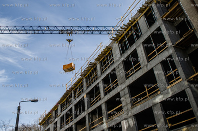 Gdynia. Budowa kompleksu mieszkalno-uslugowego Baltiq...