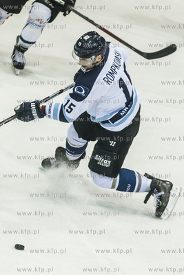 Gdańsk. Hala Oliwia. Polska Hokej Liga. Mecz o utrzymanie...