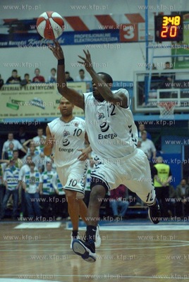 Slupsk,mecz koszykowki Energa czarni Slupsk vs Anwil...