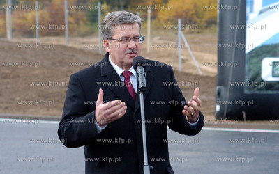 Slupsk. Bronislaw Komorowski, Prezydent RP wzial udzial...