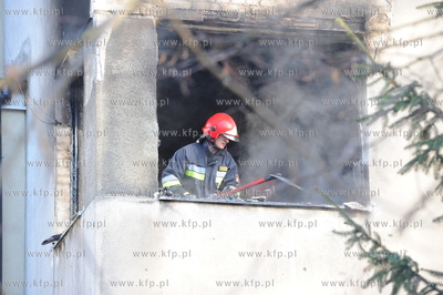 Sopot. Pozar mieszkania na ulicy Jana Sobieskiego 67....