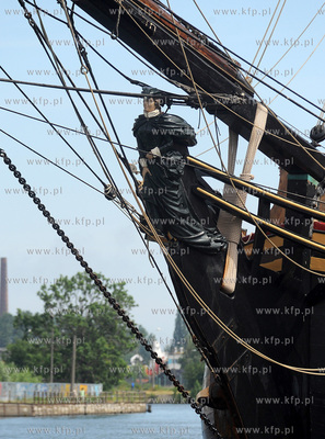 Gdansk. HMS Bounty, replika XVIII wiecznego zaglowca...