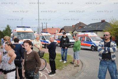 W Domu Opieki w Rumi doszlo do pozaru w pomieszczeniu...