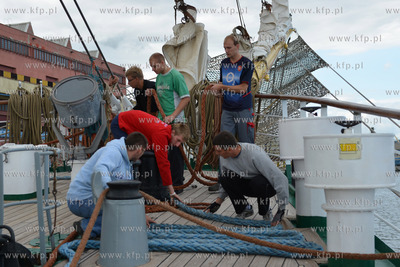 Dzien na Darze Mlodziezy ze studentami Akademii Morskiej...