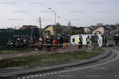 Pelplin. Kierowca busa, którym podróżowało 20 osób...
