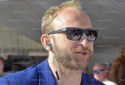 Sopot. Hipodrom. Zawody CSIO. Zaproszeni goscie. Nz...