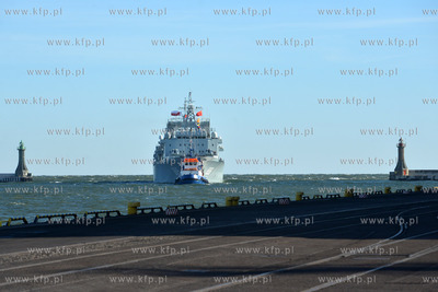 Chinskie okrety wojenne, niszczyciel rakietowy, fregata...