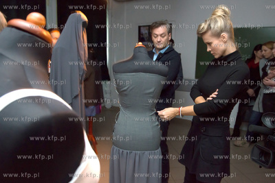 Joanna Krupa i prezydent Slupska Robert Biedron spotkal...