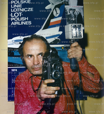 Zbigniew Kosycarz, fotoreporter Głosu Wybrzeża. 
1974
0009497z
Fot....