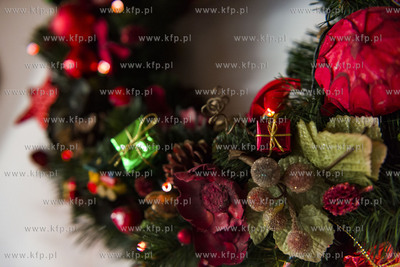 Świąteczne wieńce ozdobne.09.12.2019 Fot. Anna...
