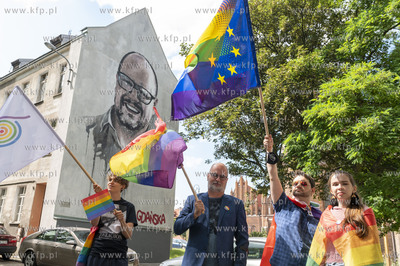 Gdańsk. Akcja "uliczny trolling" i konferencja prasowa...